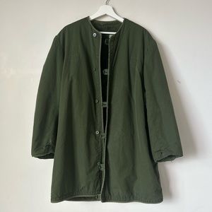 Vintage reversible military coat